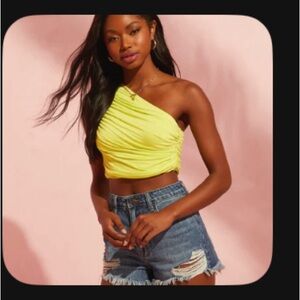 Vici Alara Draped One Shoulder Top